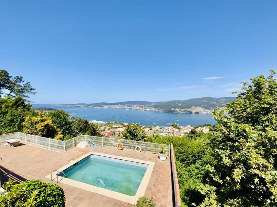 Villa Al Mar Vista Panoramica A La Ria De Vigo Exterior foto